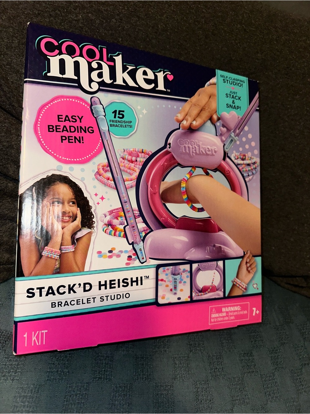 Stack'd Heishi Bracelet Studio - Pink Beading Kit